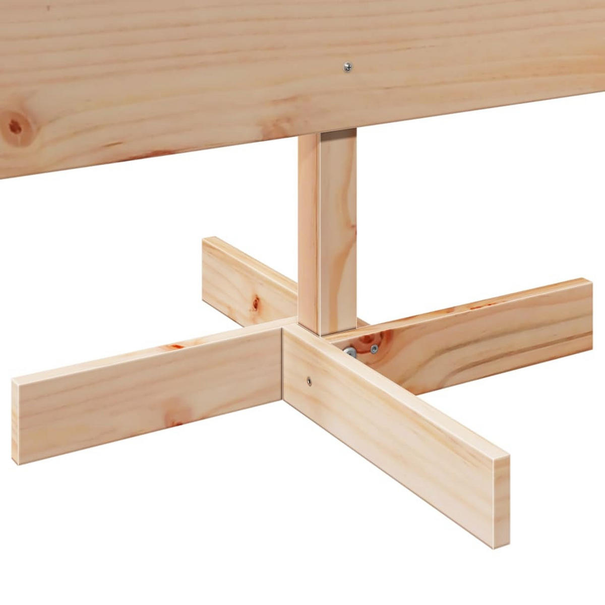WEIHNACHTSBAUM Holz 76/50/150 Cm Braun Massivholz Kiefer - Braun, Holz (150cm) - vidaXL