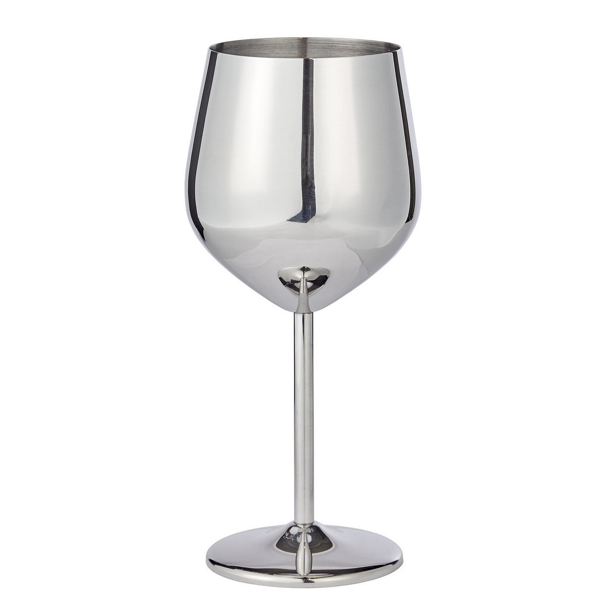 WEINGLÄSER (4er Set) Manhattan Lounge 400 ml - Silberfarben, Metall (0.4L) - Butlers