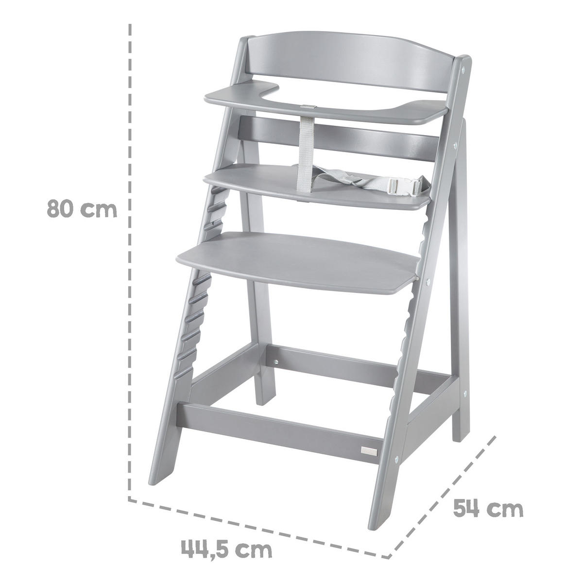 KINDERHOCHSTUHL Sit Up Flex Taupe - Taupe, Holzwerkstoff (44.5/80/54cm) - Roba