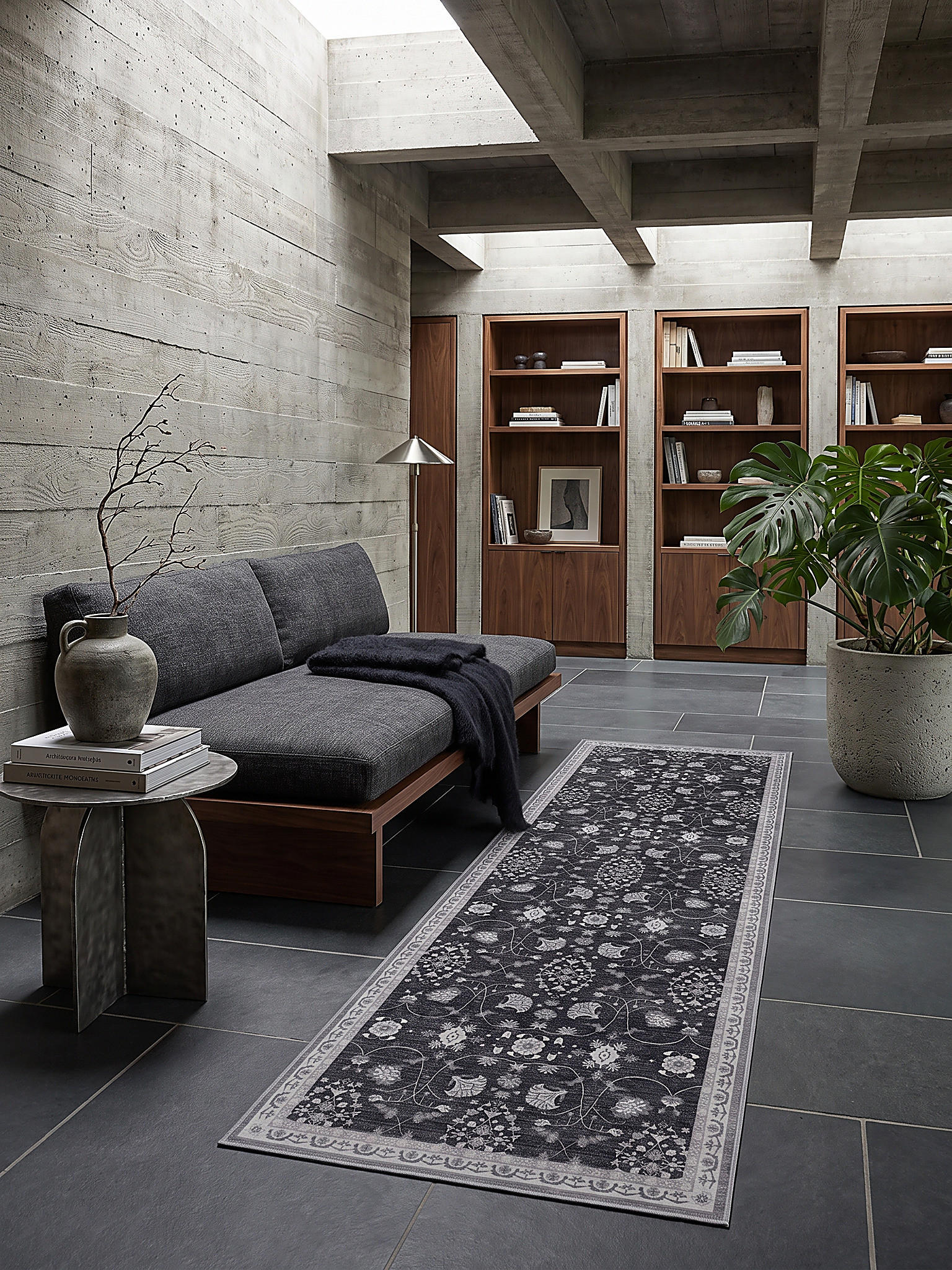 Kadima Design Läufer Schwarz 80x150 cm