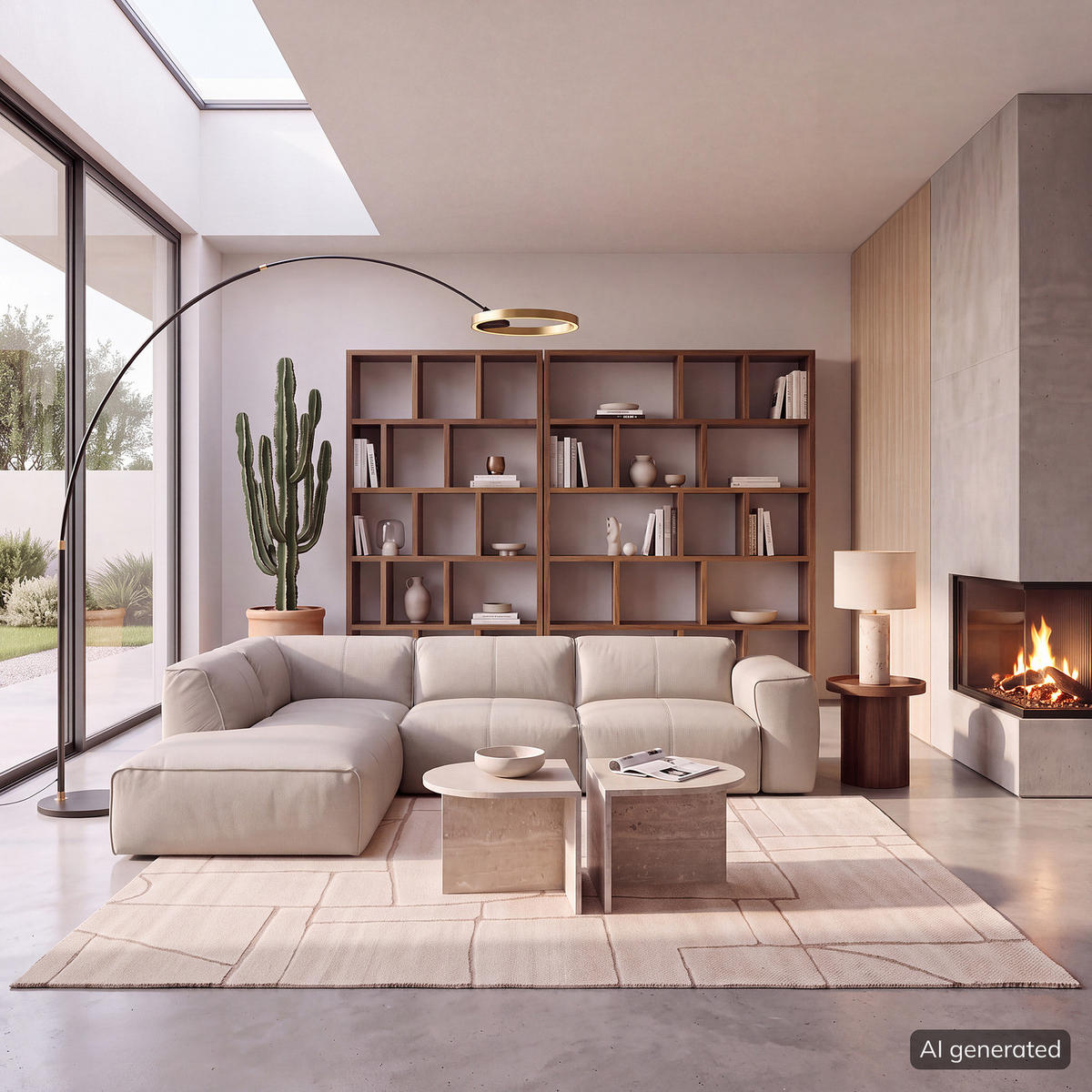 3-SITZER ECKSOFA mit Recamiere - Hellgrau/Schwarz, Leder/Kunststoff (295/231cm) - home24