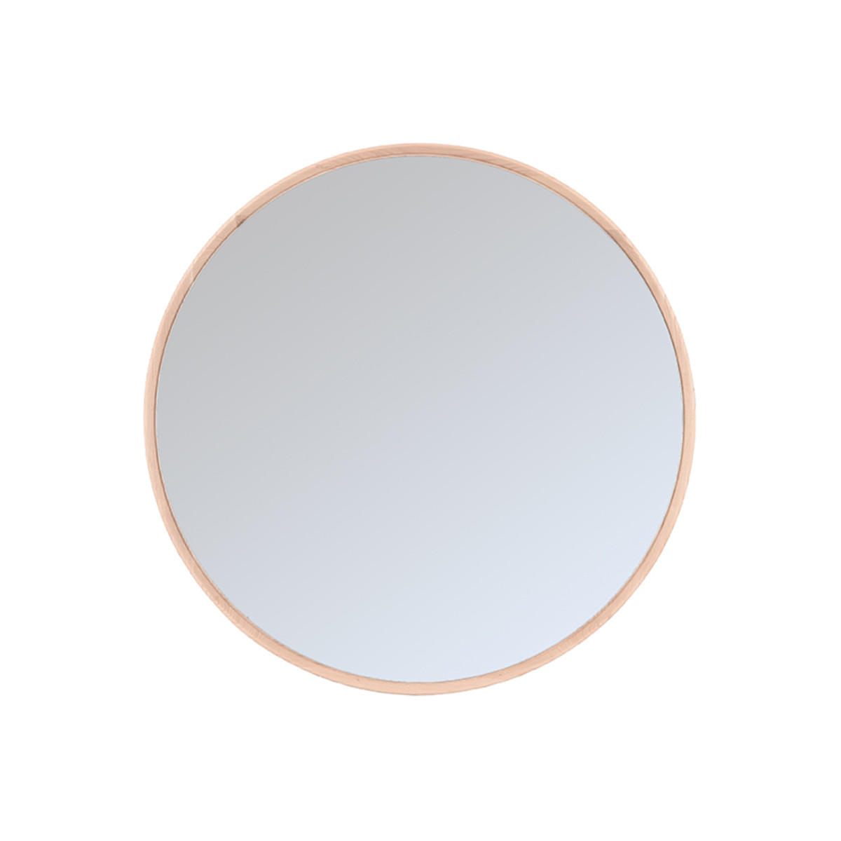 SPIEGEL Oliva Beige 5/90/90 cm - Beige, Holz (90/90/5cm) - LABEL51