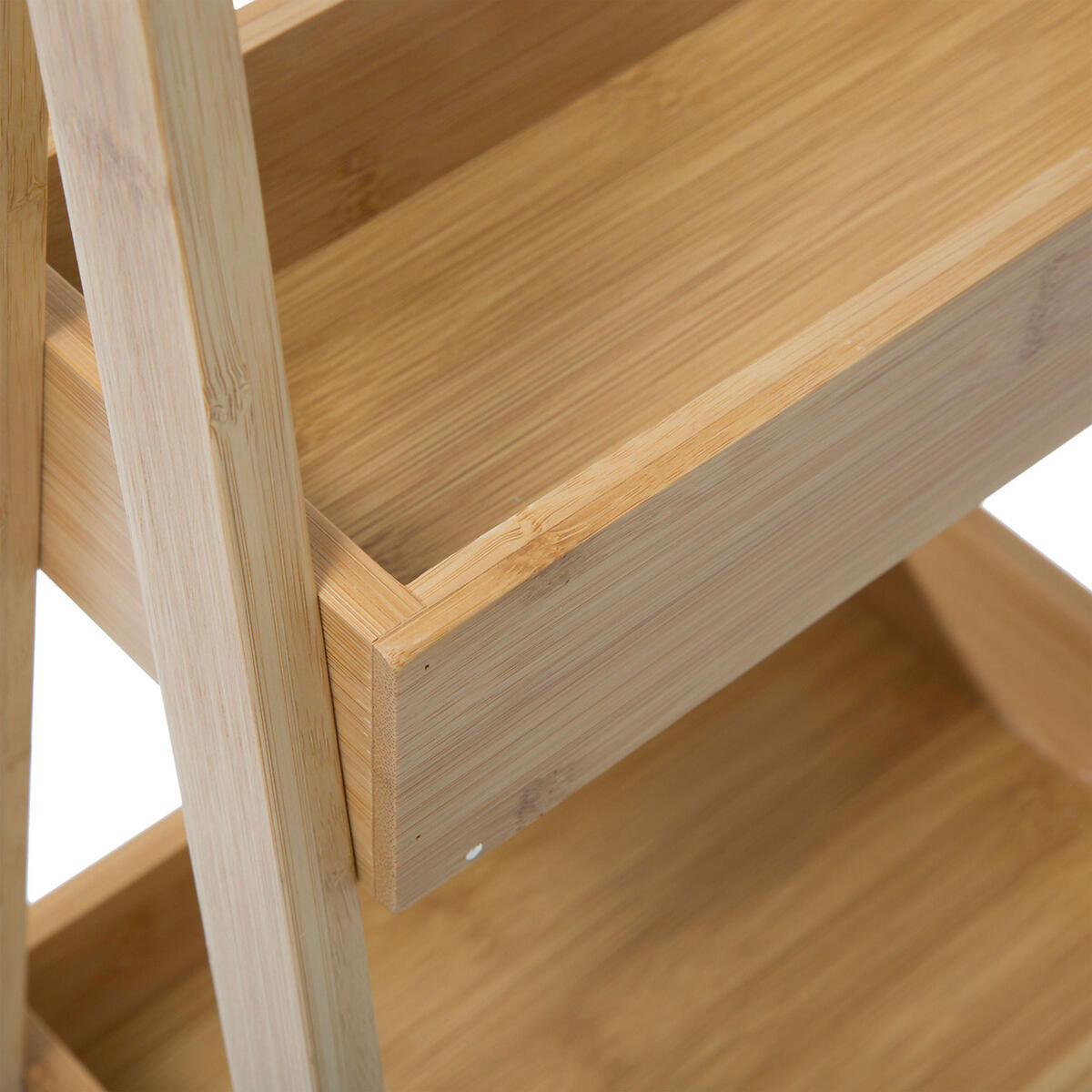 BADEZIMMERREGAL 3-stufig, Bambus, 78 cm - Braun, Holz (25.5/78/30cm) - 5five Simply Smart