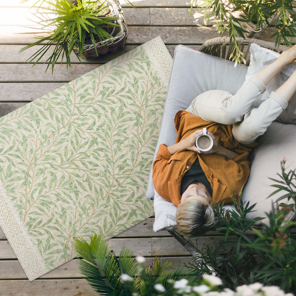 Thumbnail - Wallfluent Teppich, Grün, Kunststoff, 150x225 cm, Teppiche & Böden, Teppiche, Moderne Teppiche