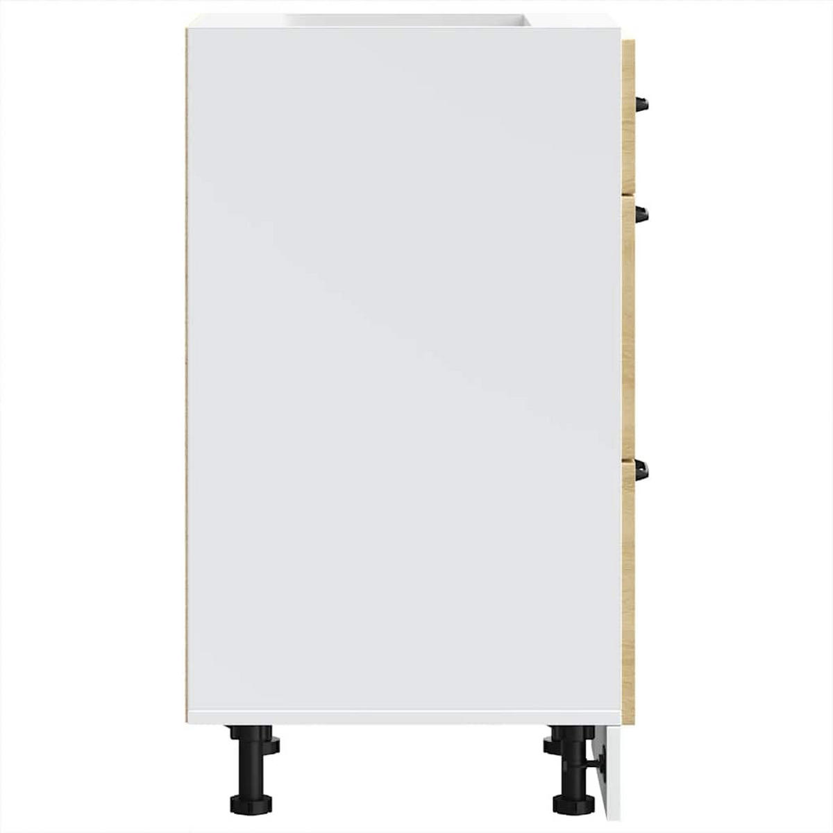 KÜCHENUNTERSCHRANK Maro Sonoma-Eiche 40x46x81,5 cm - Sonoma Eiche, Holz (40/81.5/46cm) - DELUKE