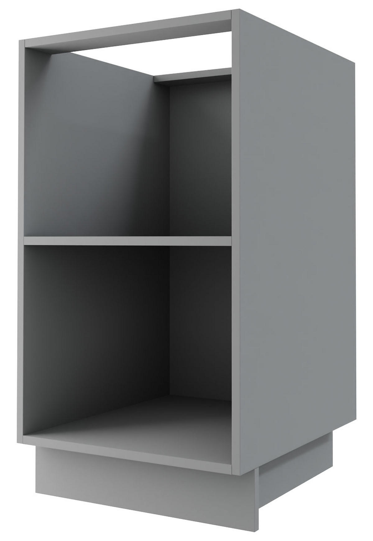 UNTERSCHRANK Bari D1D/30 Grau / RAL 5024 pastellblau 30 / 50 / 82cm - Blau/Grau, Holz/Holzwerkstoff (30/82/50cm) - Feldmann-Wohnen