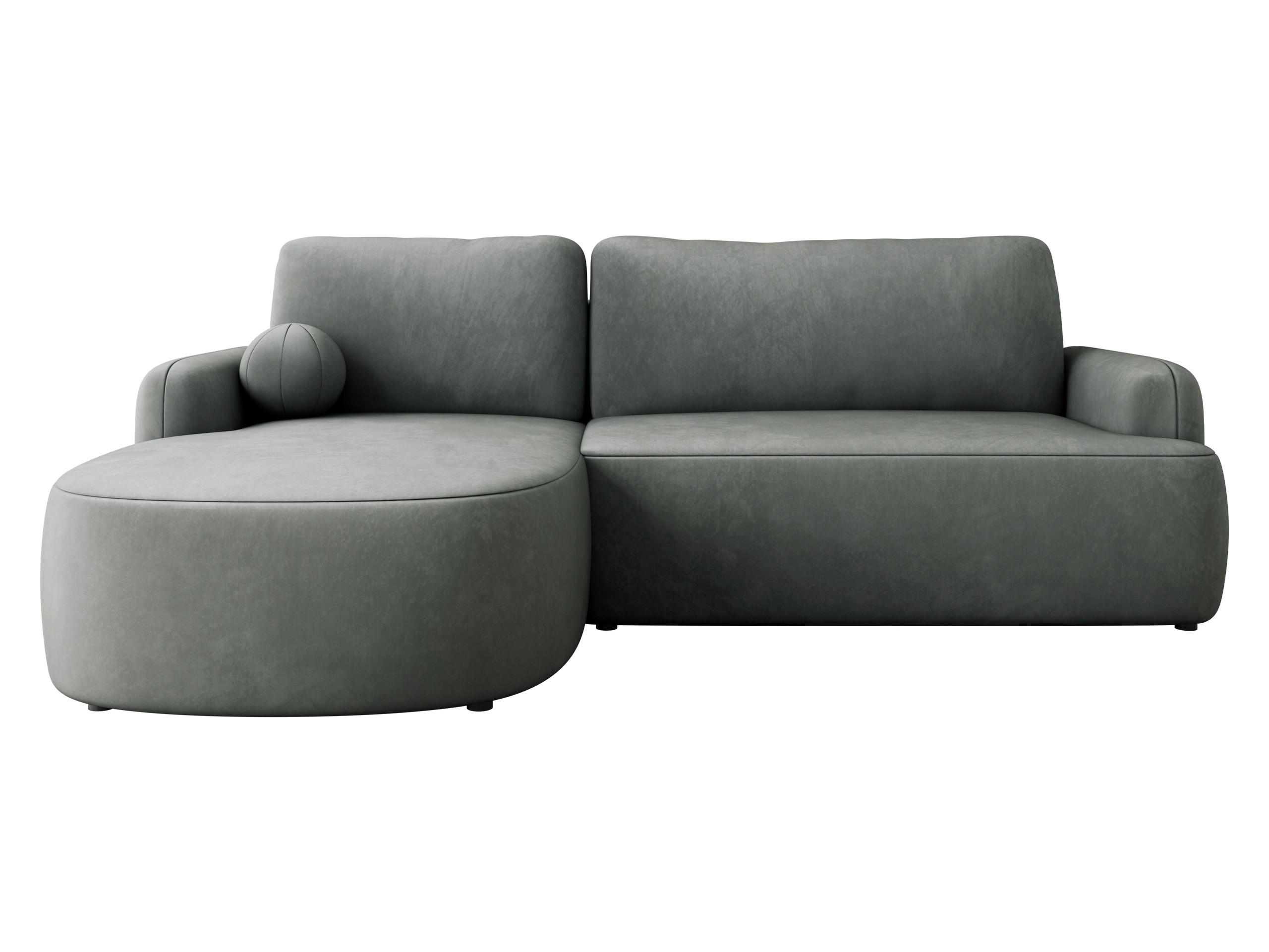 ECKSOFA Loridu, Seite: Links - Schwarz/Graphitfarben, Holz/Kunststoff (250/174cm) - MIRJAN24