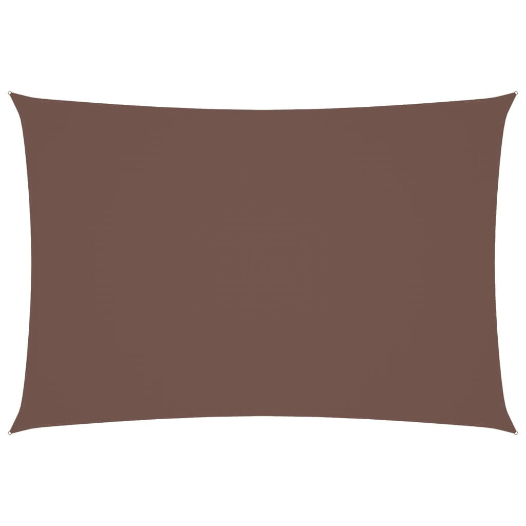 SONNENSEGEL Oxford-Gewebe Rechteckig 3x5 m Braun - Braun, Textil (500/300cm) - furnicato