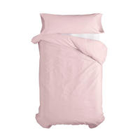 BETTBEZUG 2er-Set teiliges basic 135/140x200 cm (standardgrösse) hellrosa - Rosa, Textil (140/200cm) - Happy Friday