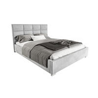POLSTERBETT APOLLO - Hellgrau, Holzwerkstoff (180/200cm) - FDM