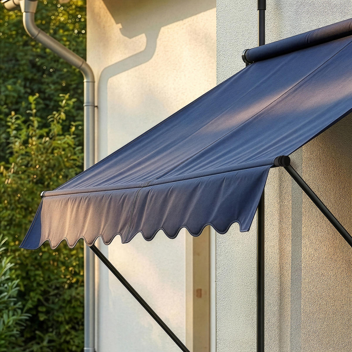 ZAVÍRACÍ MARKÝZA Stem - tmavě modrá, kov/textil (200/309/120cm) - pro.tec
