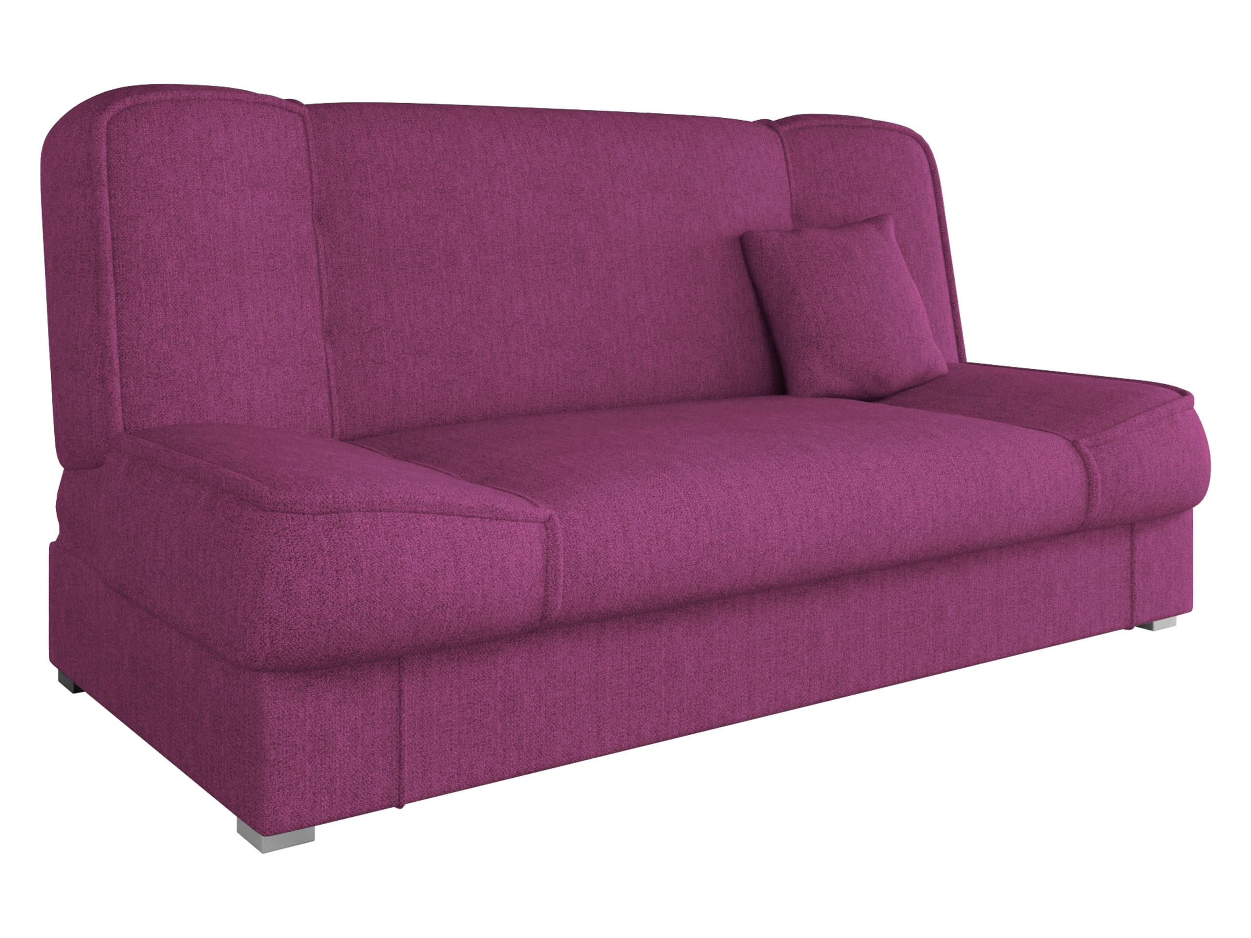 SCHLAFSOFA Gabi - Silberfarben/Violett, Holz/Kunststoff (175/80/80cm) - MIRJAN24