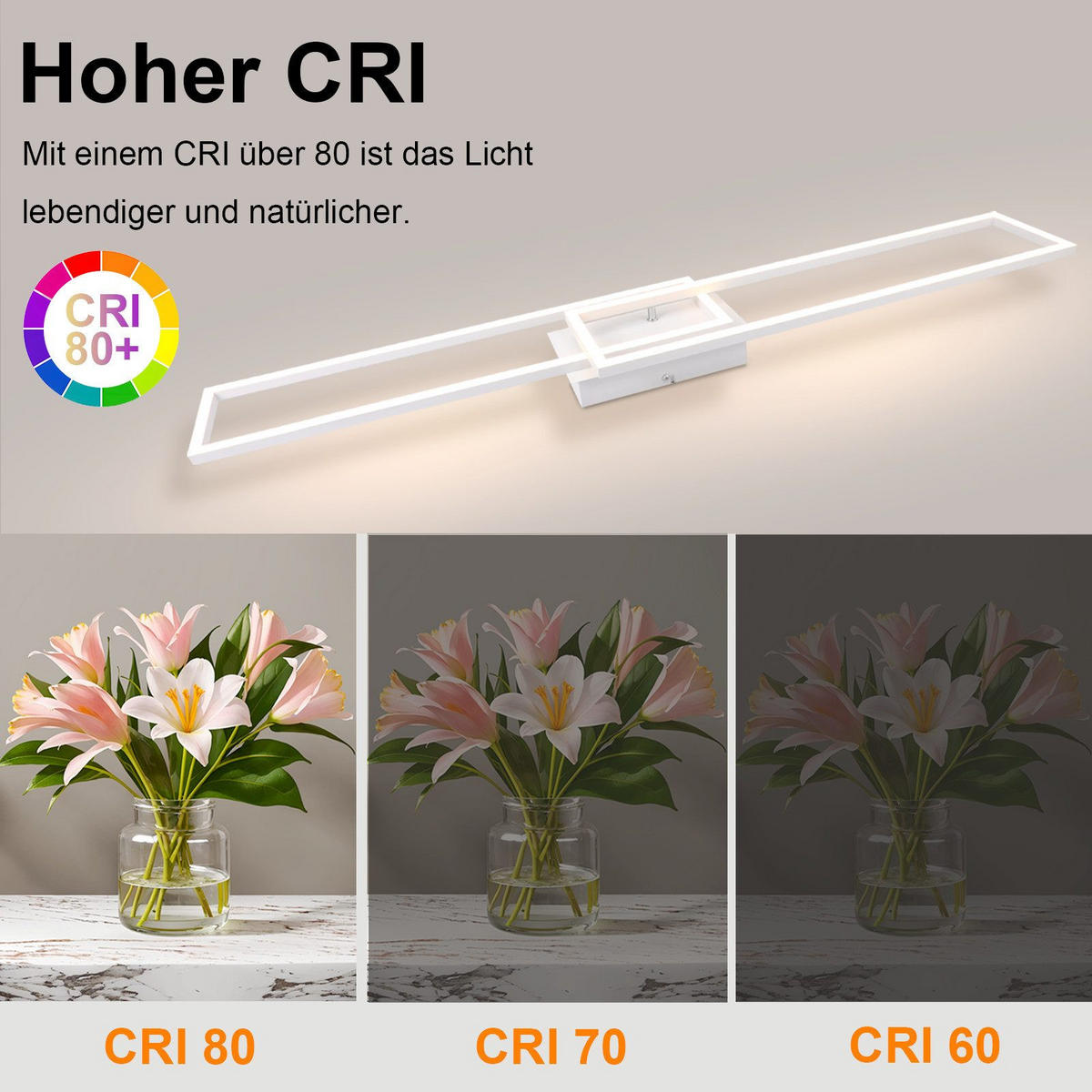LED-DECKENLEUCHTE Ludwigslust 102.5/18.5/7.5 cm - Weiß, Metall (102.5/18.5/7.5cm) - Nettlife