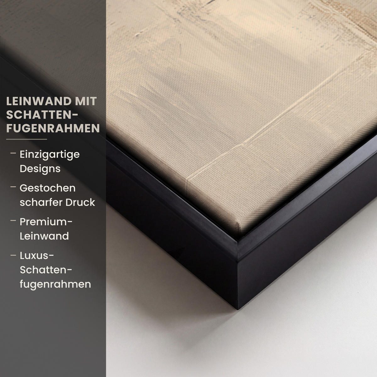 LEINWAND Bilder mit Rahmen - Weltkarte - Gold - Schwarz - Abstrakt - 100x70 - Kupferfarben, Textil (100/70cm) - MuchoWow