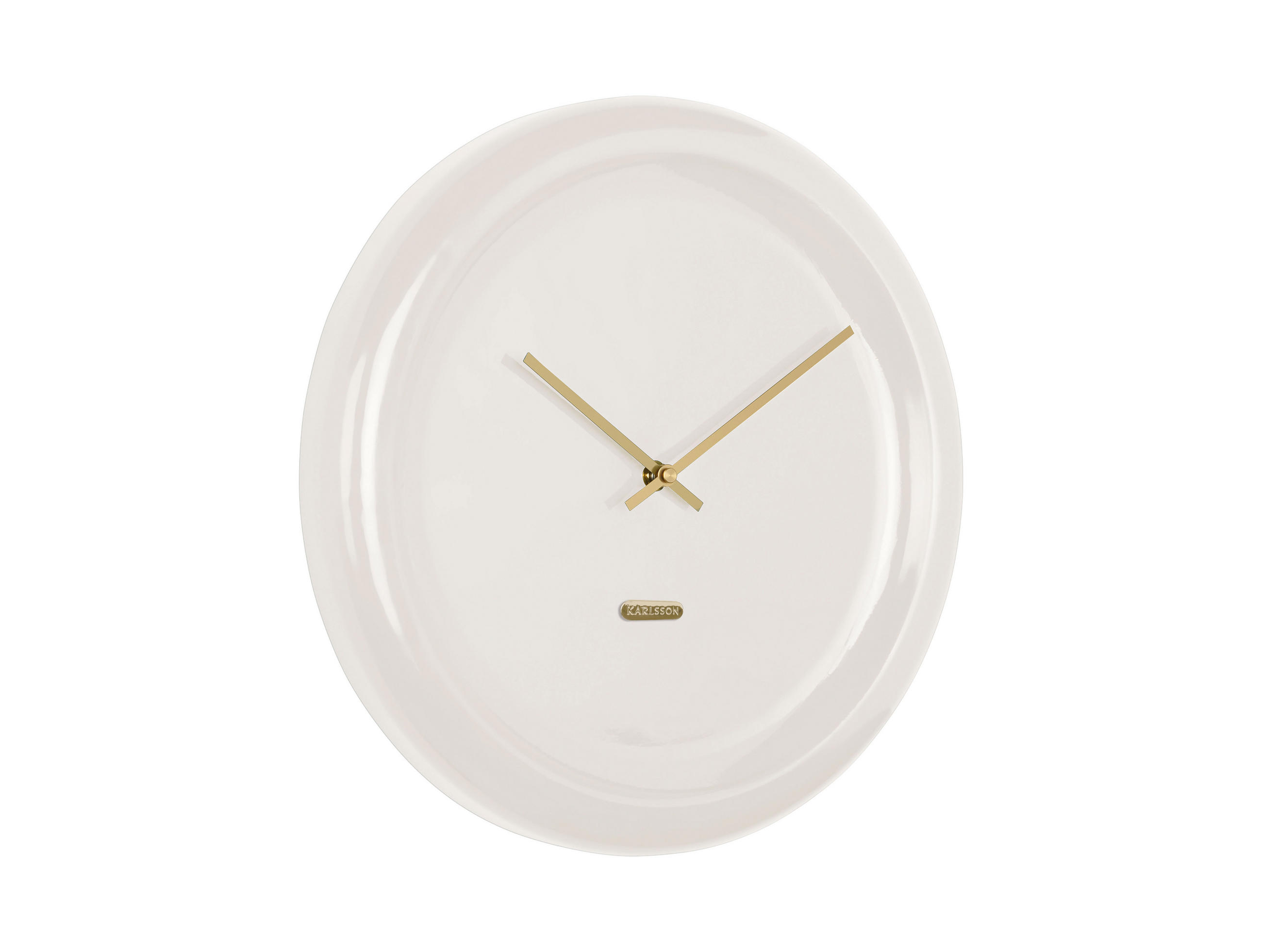 Karlsson Wanduhr Weiß 35x35x4.5 cm