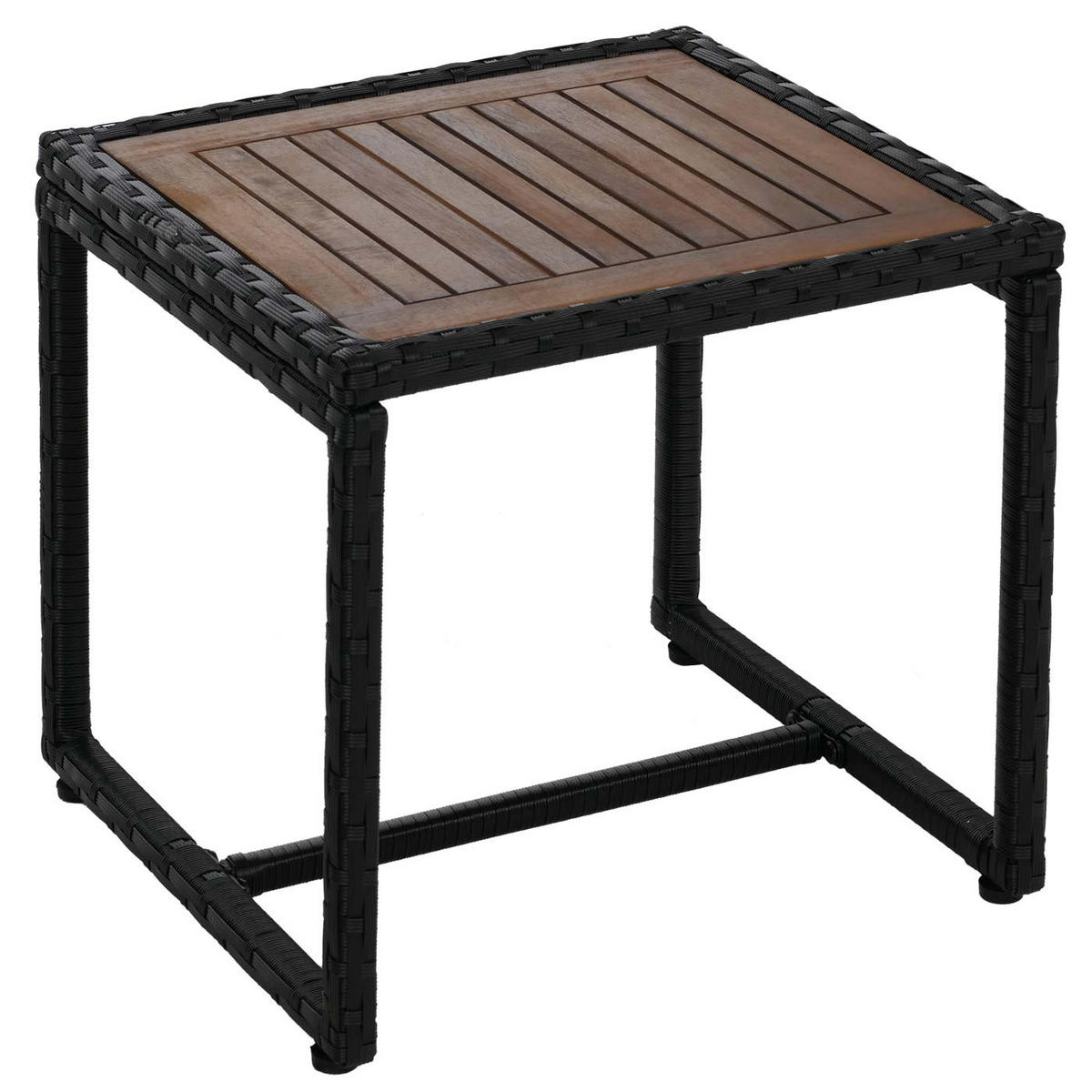 LOUNGE-SET Garten 2x Stuhl Schwarz Polster Grau - Schwarz, Metall - PROREGAL