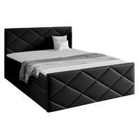 BOXBETT Herkules - Schwarz Hochglanz, Holz (140/200cm) - MIRJAN24