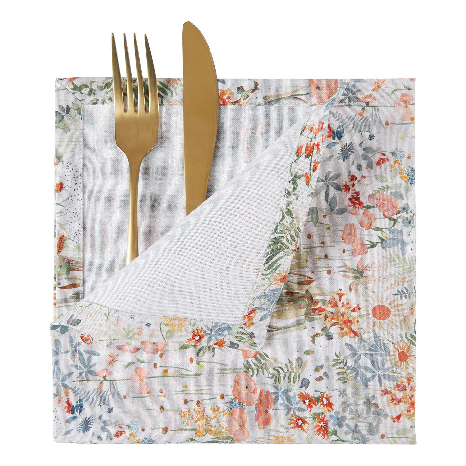 SERVIETTEN (6er Set) Montecito 42x42cm - Multicolor, Textil (42/42cm) - BUTLERS