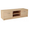 FERNSEHKOMMODE 2DC Sonoma Eiche 120/41/36 cm - Sonoma Eiche, Holzwerkstoff (120/36/41cm) - Matkam Möbel