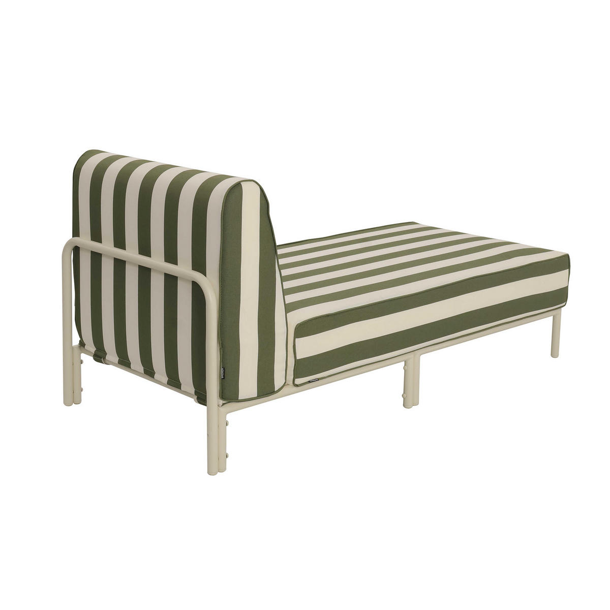 CHAISELONGUE, Kakigrün - Grün, Textil (72/78/153cm) - Oviala