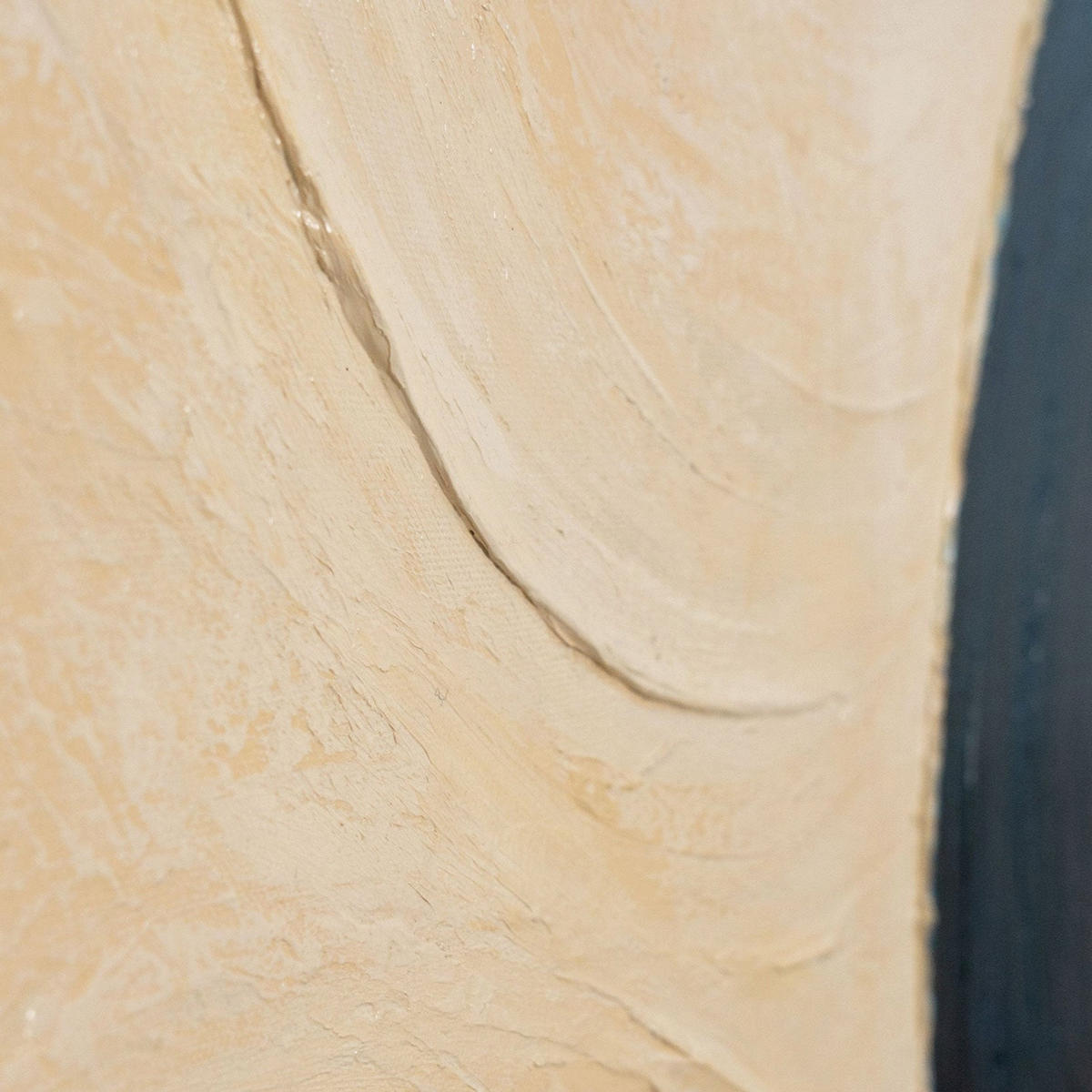 GEMÄLDE Schnitt durch den Horizont Schattenfugenrahmen Eichefarben 120x80 cm - Eichefarben, Holz (120/80cm) - YS-art gallery