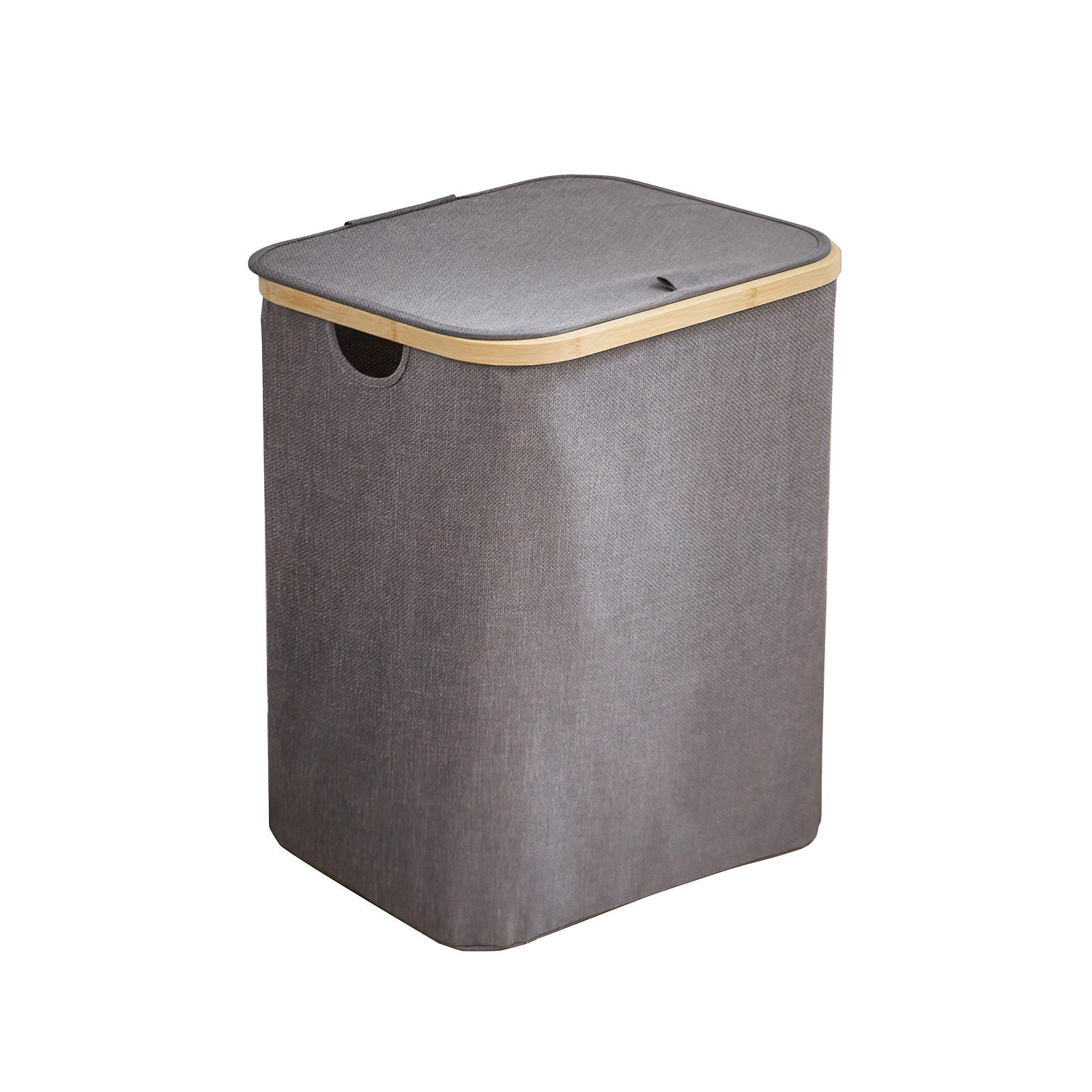 WÄSCHEKORB SADE Grau - Grau, Textil (40.5/50/34.5cm) - SVITA