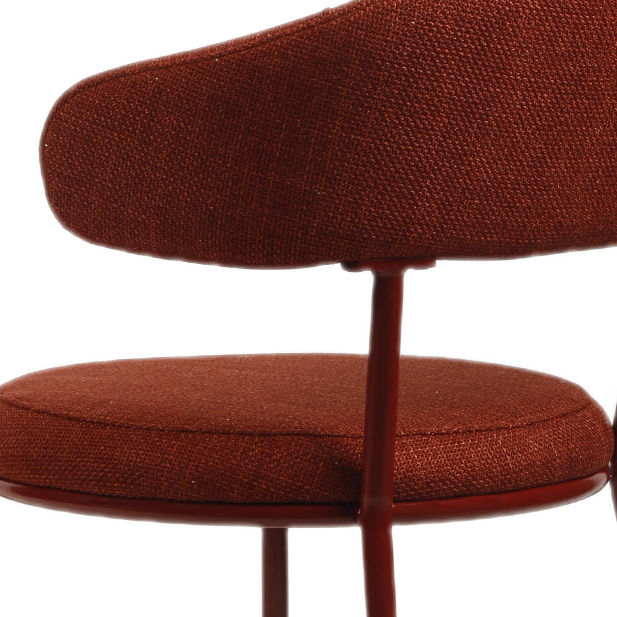 STÜHLE 2er Set Rot 57,5/47,5/80,5 cm - Rot, Textil (47.5/80.5/57.5cm) - Mobili Rebecca