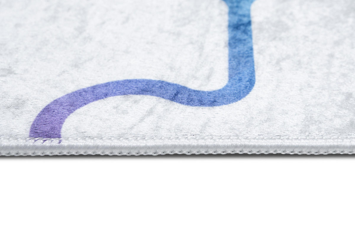 TEPPICH EMMA Grau 160/230 cm - Grau, Kunststoff (160/230cm) - Tapiso