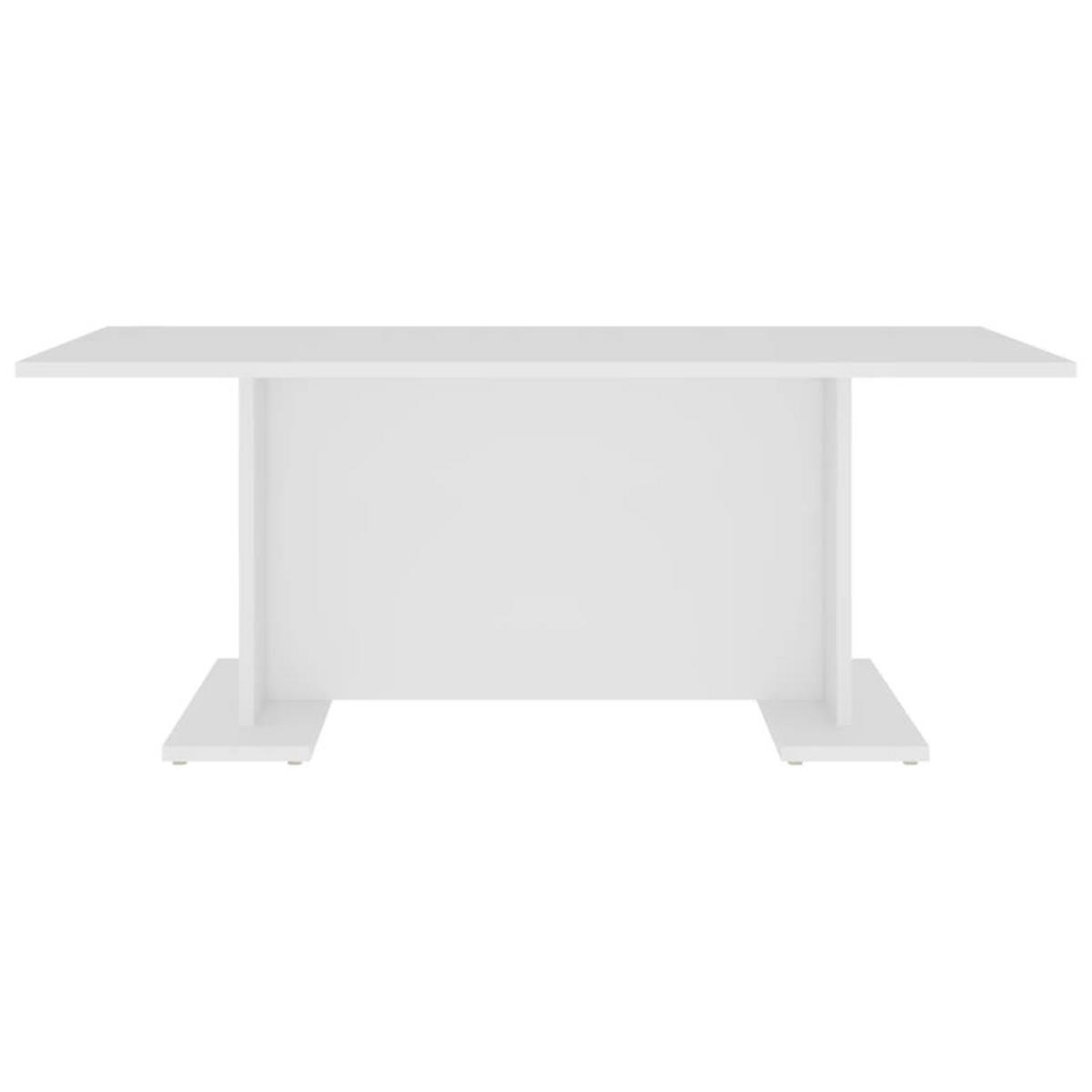 COUCHTISCH Weiß 103,5x60x40 cm Holzwerkstoff - Weiß, Holzwerkstoff (103.5/60/40cm) - furnicato