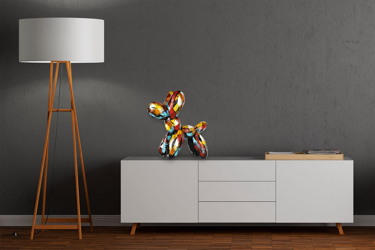 METALLSKULPTUR Bunt 58/58 cm - Multicolor, Metall (4/58/22cm) - KUNSTLOFT
