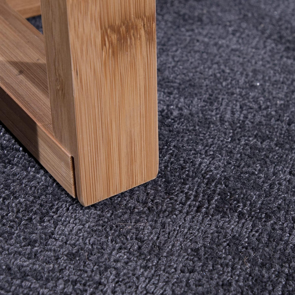 KURZFLORTEPPICH 200/200 cm Randers 578 - Anthrazit, Kunststoff (200/200cm) - Paco Home