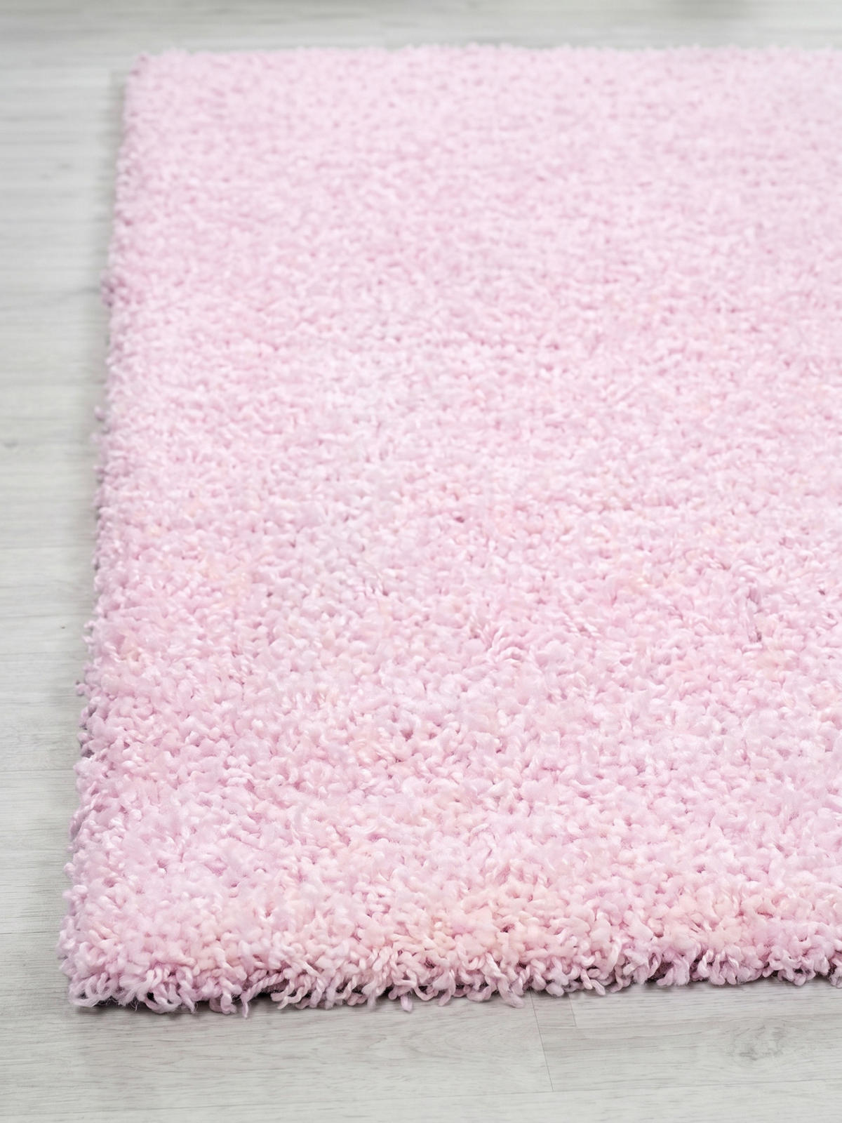 TEPPICH Hochflor Unifarben Polypropylen Wohnzimmer Shaggy Pink Rechteckig 240x340 - Rosa, Textil (340/240cm) - KADIMA DESIGN