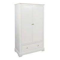 ORMAR 2 vrata Bijeli - bijela, drvni materijal (102/174/52cm) - Petits-meubles