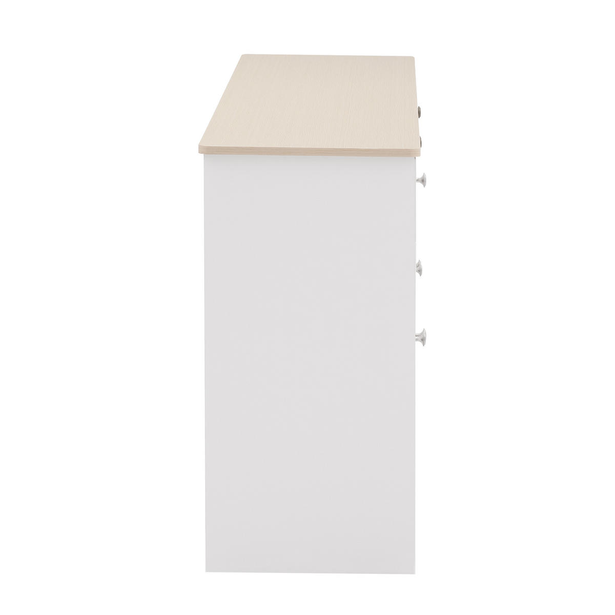 SIDEBOARD Weiß 160/37/75 cm - Weiß, Holzwerkstoff (37/75/160cm) - Urban Meuble