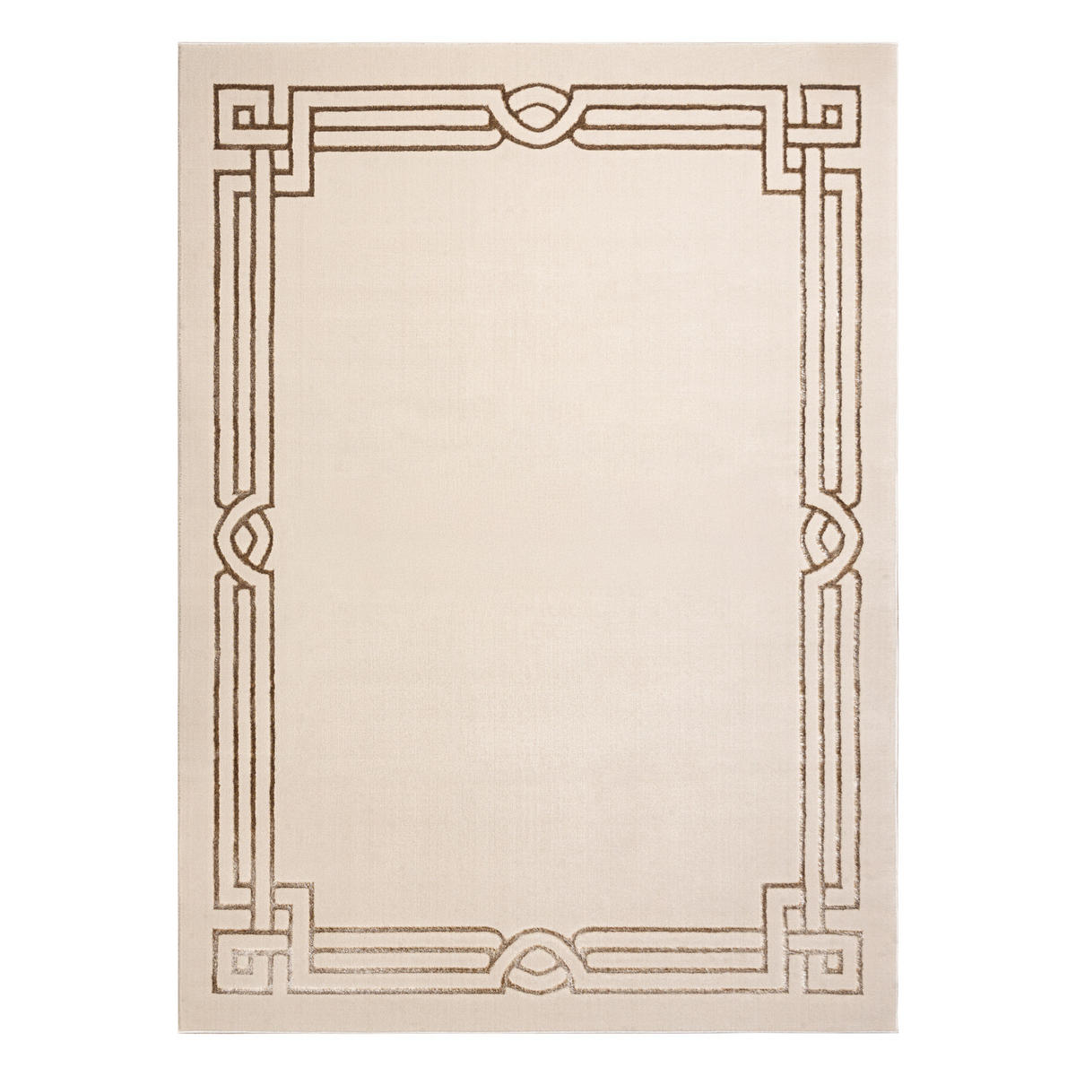MATTA ALLURE 1907 grekisk Ram - Strukturell, snygg, glamour beige 200/290 cm - Beige, Textil (200/290cm) - rugsX