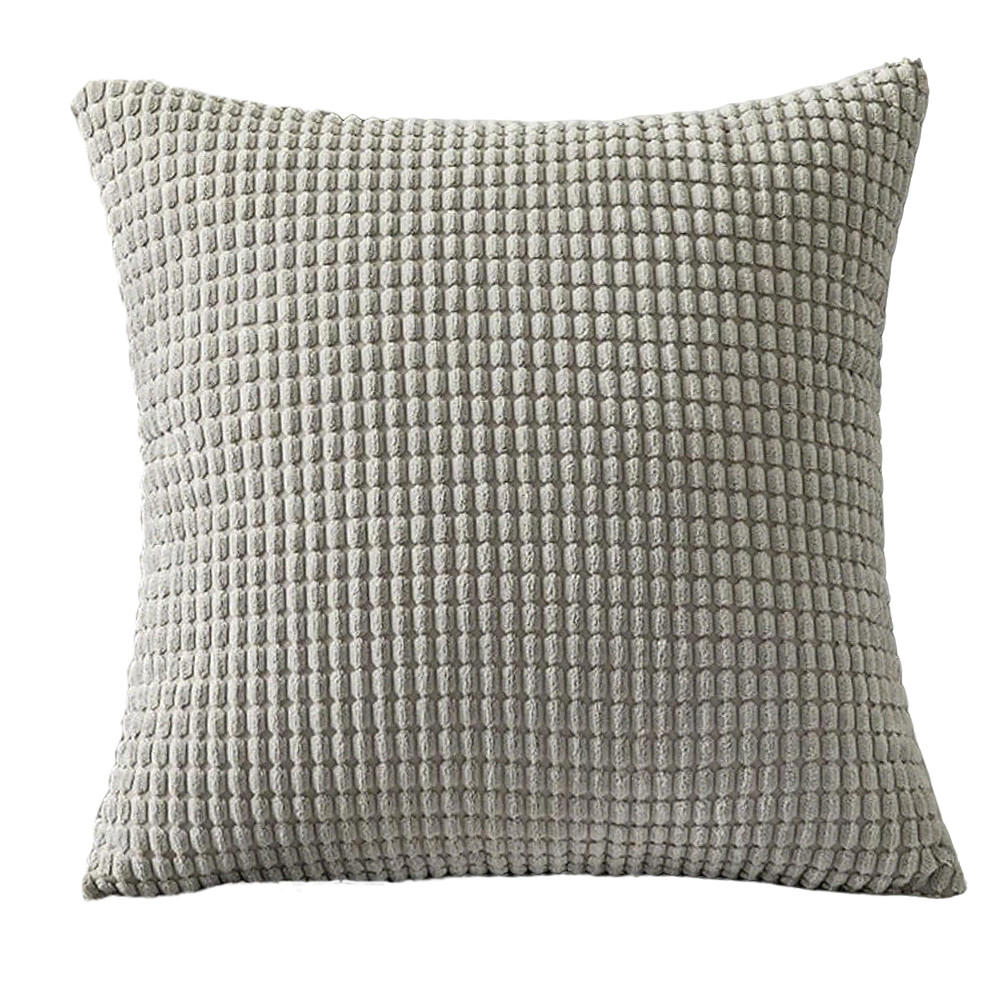 KISSENHÜLLE 45/45 cm，2er-Set - Hellgrau, Textil (45/45cm) - Kaket