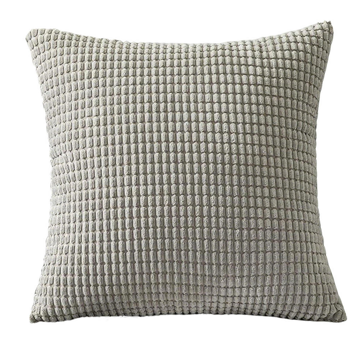 KISSENHÜLLE 45/45 cm，2er-Set - Hellgrau, Textil (45/45cm) - Kaket