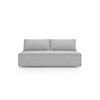 SCHLAFSOFA Mit Bettkasten DUO Poso Stoff Grau - Grau, Holz (198/89/90cm) - Kaiser Möbel