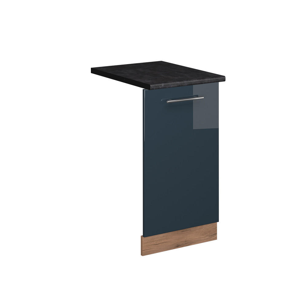 Vicco ČELNÍ PANEL MYČKY Fame-Line Tmavě modrá s vysokým leskem 45 cm , PD Antracit