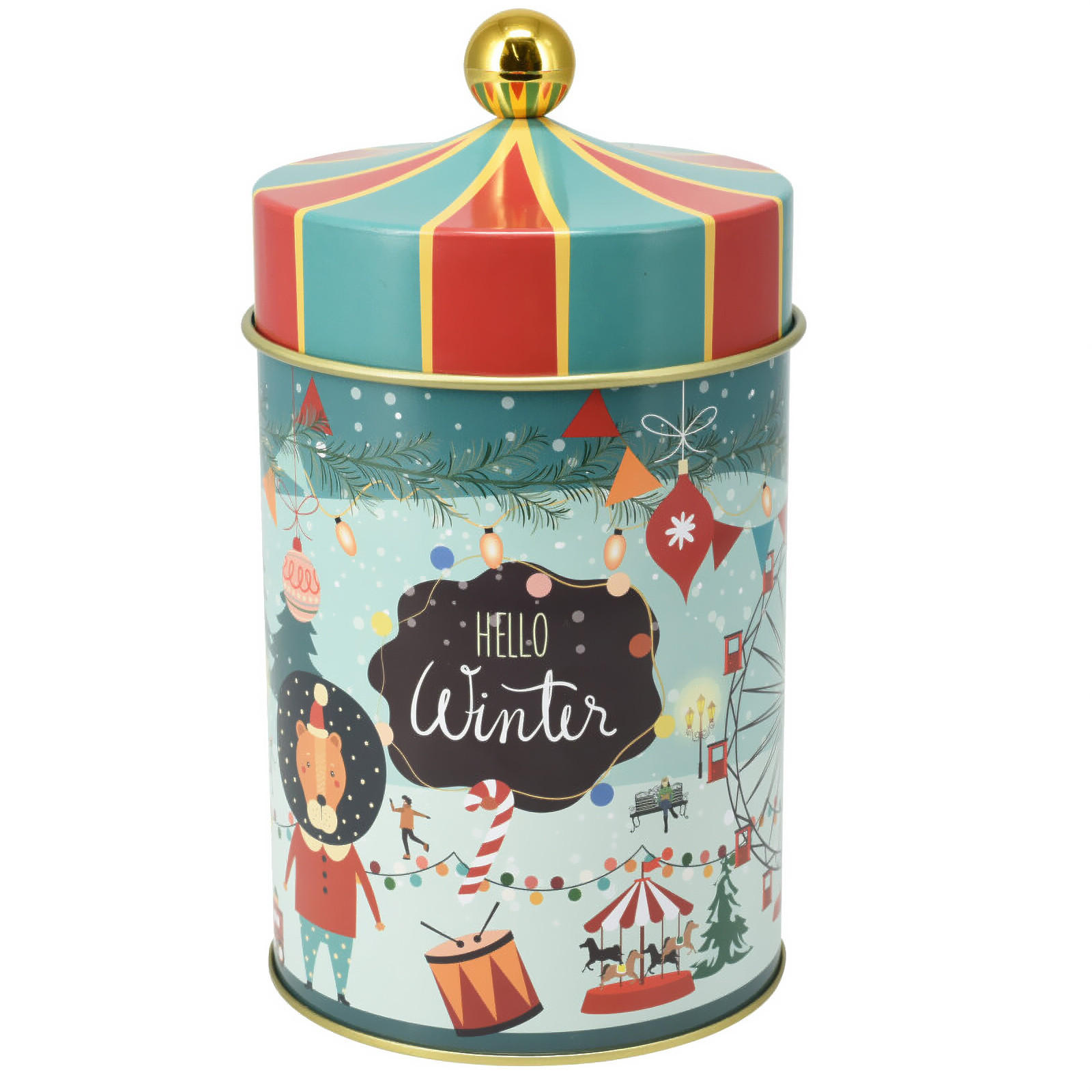 Home Styling Collection Keksdose Mehrfarbig 10x18x10 cm