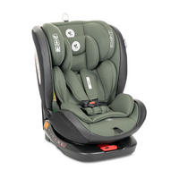 KINDERSITZ Ares i-Size (40-150cm) hellgrün (40-150cm) Isofix, verstellbar, Sitz 360° drehbar - Olivgrün, Kunststoff (46/63/53cm) - Lorelli