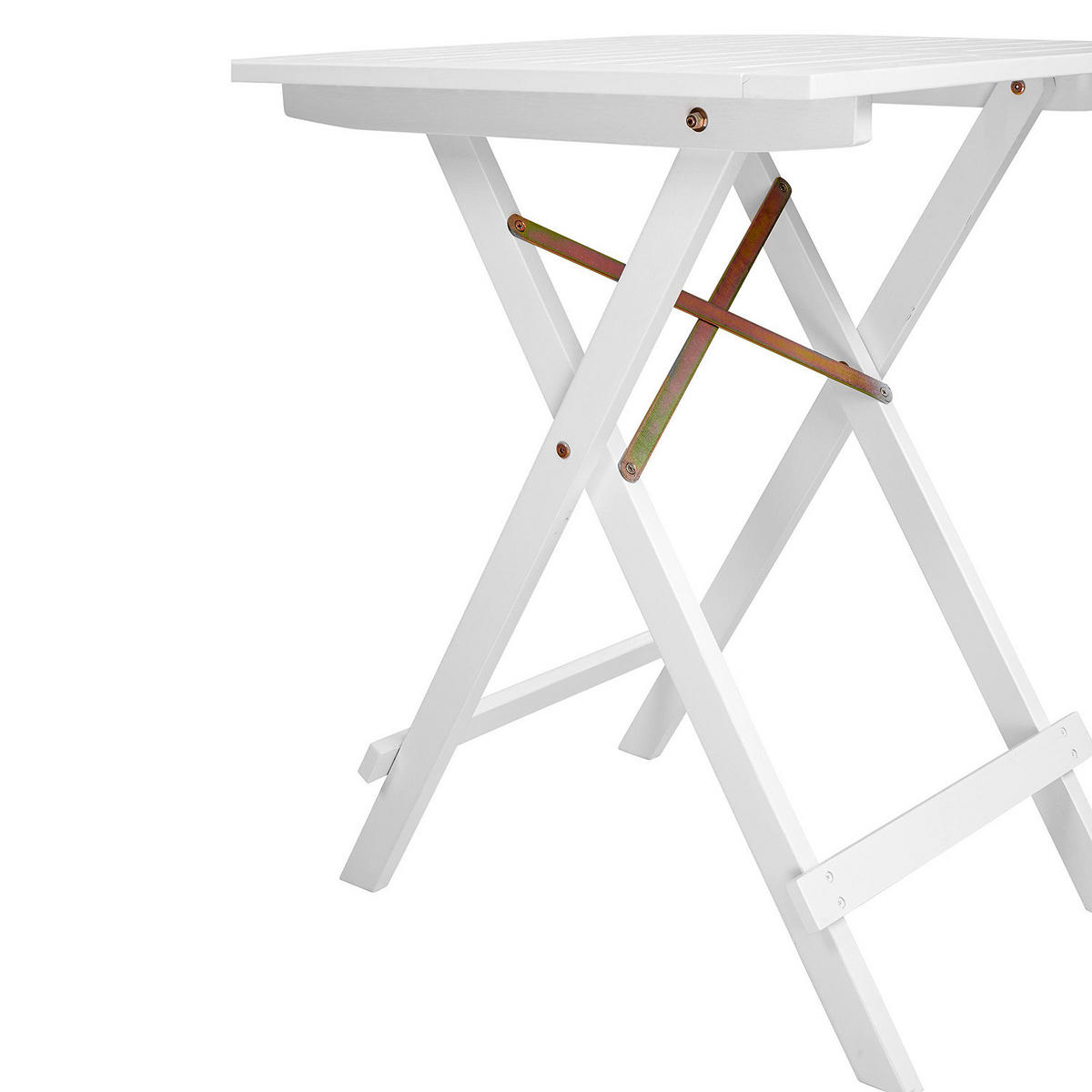 GARTENTISCH Lodge - Weiß, Holz (58/58/73cm) - Butlers