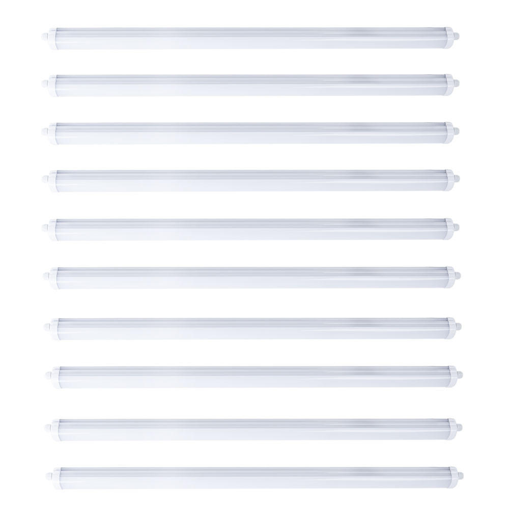 LED DECKENLEUCHTE Wannenleuchte Weiß - Weiß, Kunststoff (150/6.5/5.8cm)