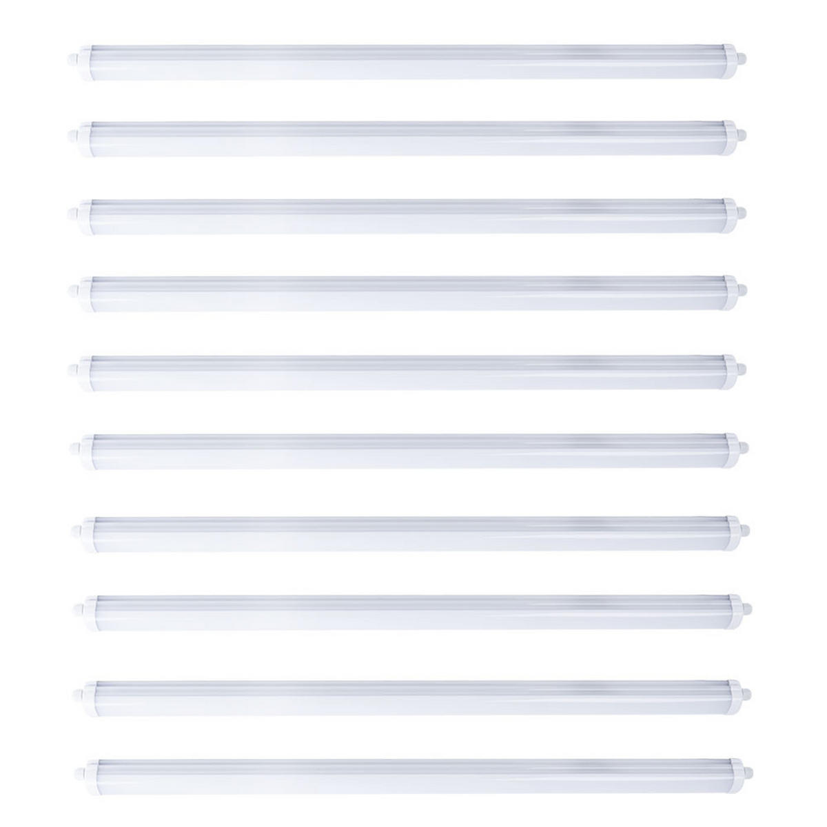 LED DECKENLEUCHTE Wannenleuchte Weiß - Weiß, Kunststoff (150/6.5/5.8cm)