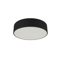 DECKENLEUCHTE Punnett - Schwarz, Metall (30/30/8cm) - Lumicom