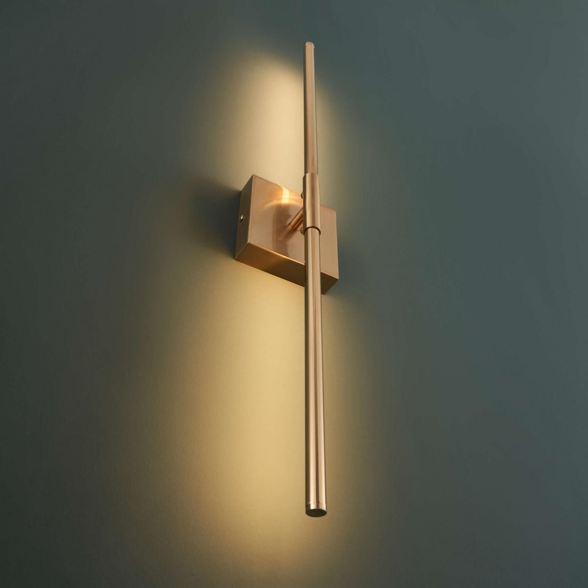 WANDLEUCHTE Collins, Messing, 71cm - Goldfarben, Metall (11.4/71/11.4cm) - KOSILUM