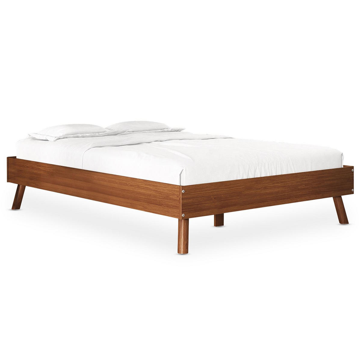 FUTONBETT KARRI 140X190 CM - Kastanienfarben, Holz (140/190cm) - IDIMEX