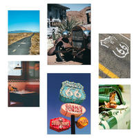POSTER Set Mit 6 Route 66 Usa, Und Kultur A3 & A4 Rahmenlos - Klar, Papier (29/3cm) - Nacnic