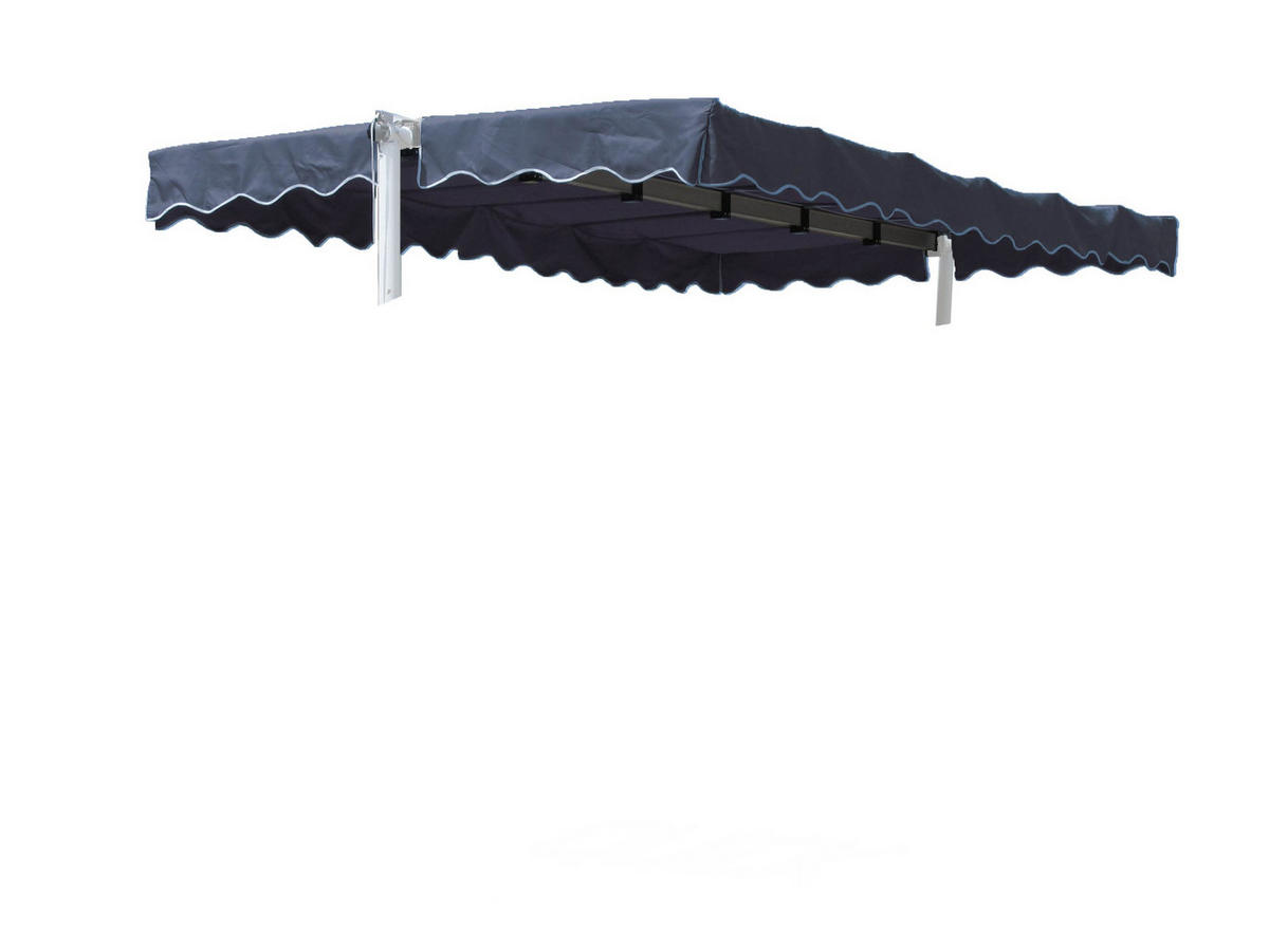 ERSATZDACH Markise Dubai 375x225 cm Grau - Grau, Textil (375/1/225cm) - QUICK STAR