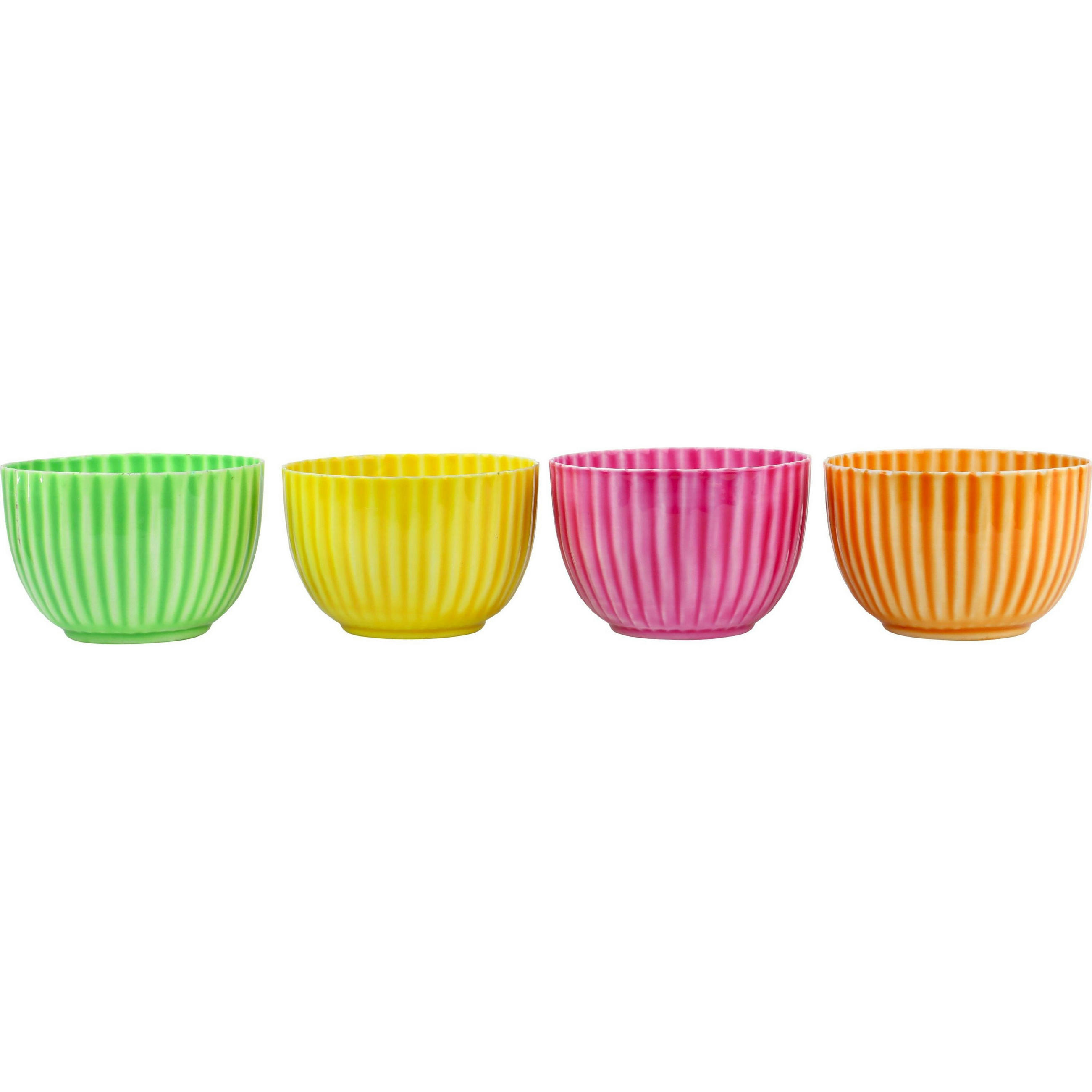SCHÄLCHEN Portofino 4er-Set - Multicolor, Metall (11.2cm) - FURNARO